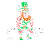 Kraft Leprechaun in fitness look