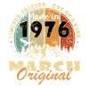 50e anniversaire – mars 1976 Perfection
