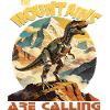 The mountains are calling adventure Design
