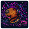 Capybara Einhorn Party
