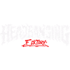 Logo de headbanging blanc