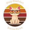 Retro Cool Cat