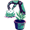 Neon robots