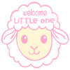 Welcome Baby Birth Sheep