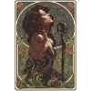 Singer in Art Nouveau style