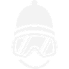 Smileface Ski Goggles Silhouette