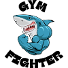 Blue Muscle Shark Power Pose