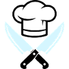 Chef's Hat Knife Logo