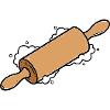 Rolling Pin Rolling Dough Roll Baking