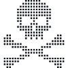 Pixel Skull Crossbones