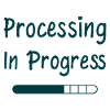 Processing In Progress Ladebalken Statement