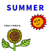 Sommersonne und Sonnenblumen
