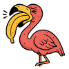Flamingo Banana Duo
