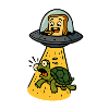 Toast to UFOs: Turtle Abduction