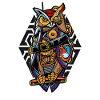 Steampunk Owl with Gears Mystical Mechanical