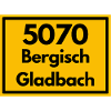 ANCIEN CODE POSTAL RETRO 5070 BERGISCHGLADBACH