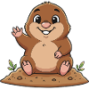 Cheerful Mole