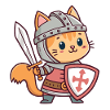 Heroic Knight Cat