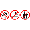 No Smoke no Alcohol Signs