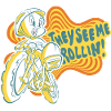 Looney Tunes Me ven rodando en bici de Piolín