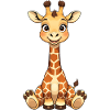 Cuddly Giraffe Smile