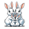 Cuddly Family Bunny
