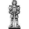 KNIGHT DIVER WOMAN - black & white