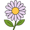 fleurs pastel fleur lilas