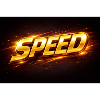 Golden Neon Speed Design