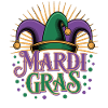 Mardi Gras T-Shirt – Carnival Jester Hat