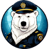 Polar Bear Policewoman / Police Polar Bear