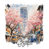 Osaka Aquarell, Osaka Japan