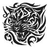 Tiger Tribal Pattern