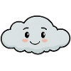 Cuddly cloud friend