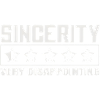 Sincerity 1 Star Review Sarcasm Design