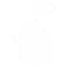 Cute Minimal Ghost Boo