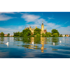 Schwerin Castle in summer