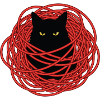 Cable Nest Chat Câbles Humour