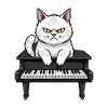 Piano Maverick Cat Classical Music