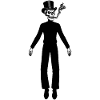RICH SKULL #2 - black & white