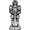 KNIGHT DIVER MAN - black & white