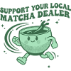 Stöd din lokala matcha-handlare med roligt matcha-te