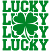 Lucky Clover Typography