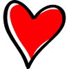 Red Heart Minimal Icon