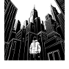 Urban Streetwear City Skyline Hoodie Design