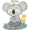 Zen Koala on Lotus