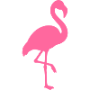 Vecteur flamant rose