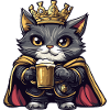 Cat Beer King