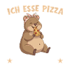 Pregnancy Announce Pizza Quokka Mom