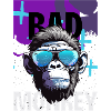 Bad Monkey Neon Sunglasses